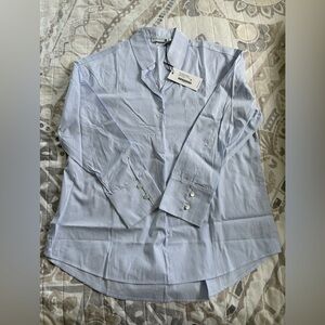 Light Blue women’s button down shirt